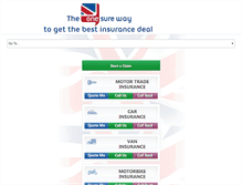 Tablet Screenshot of onesureinsurance.co.uk